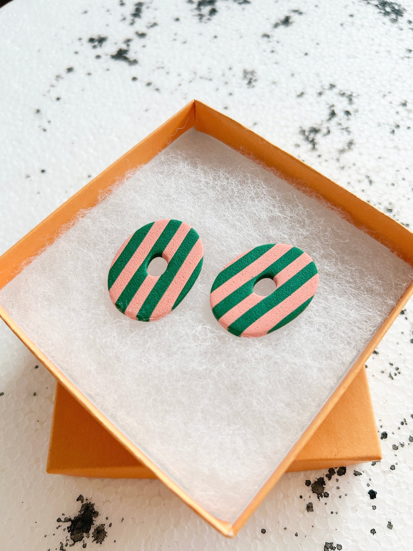 Francie Stripe Cutout Earrings