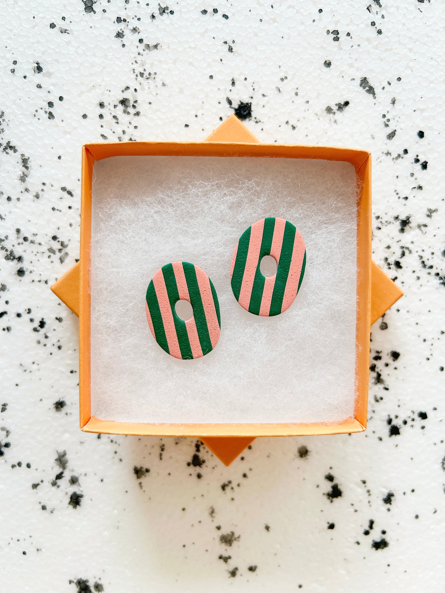 Francie Stripe Cutout Earrings