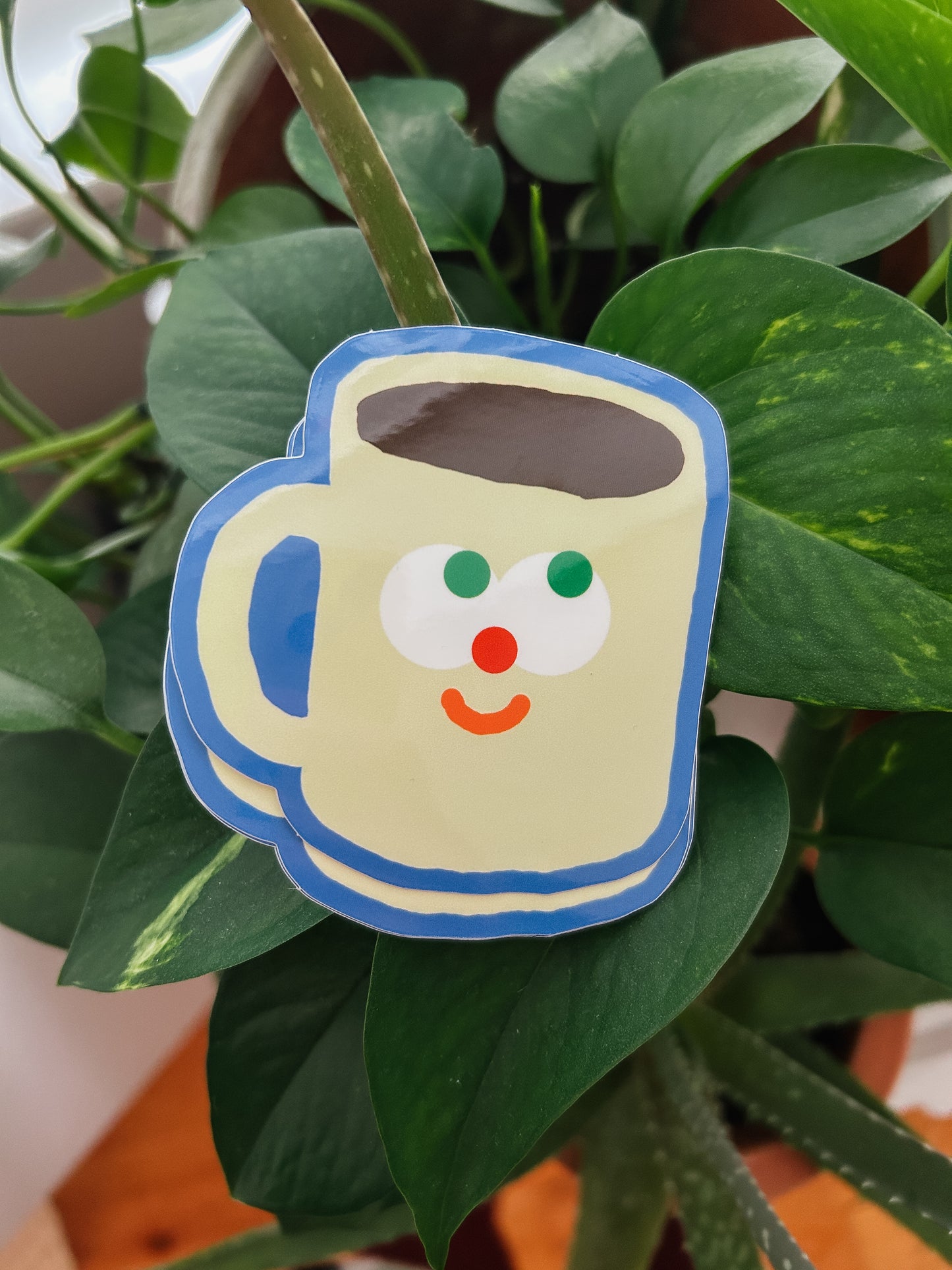 Cute Coffee Mug Sticker