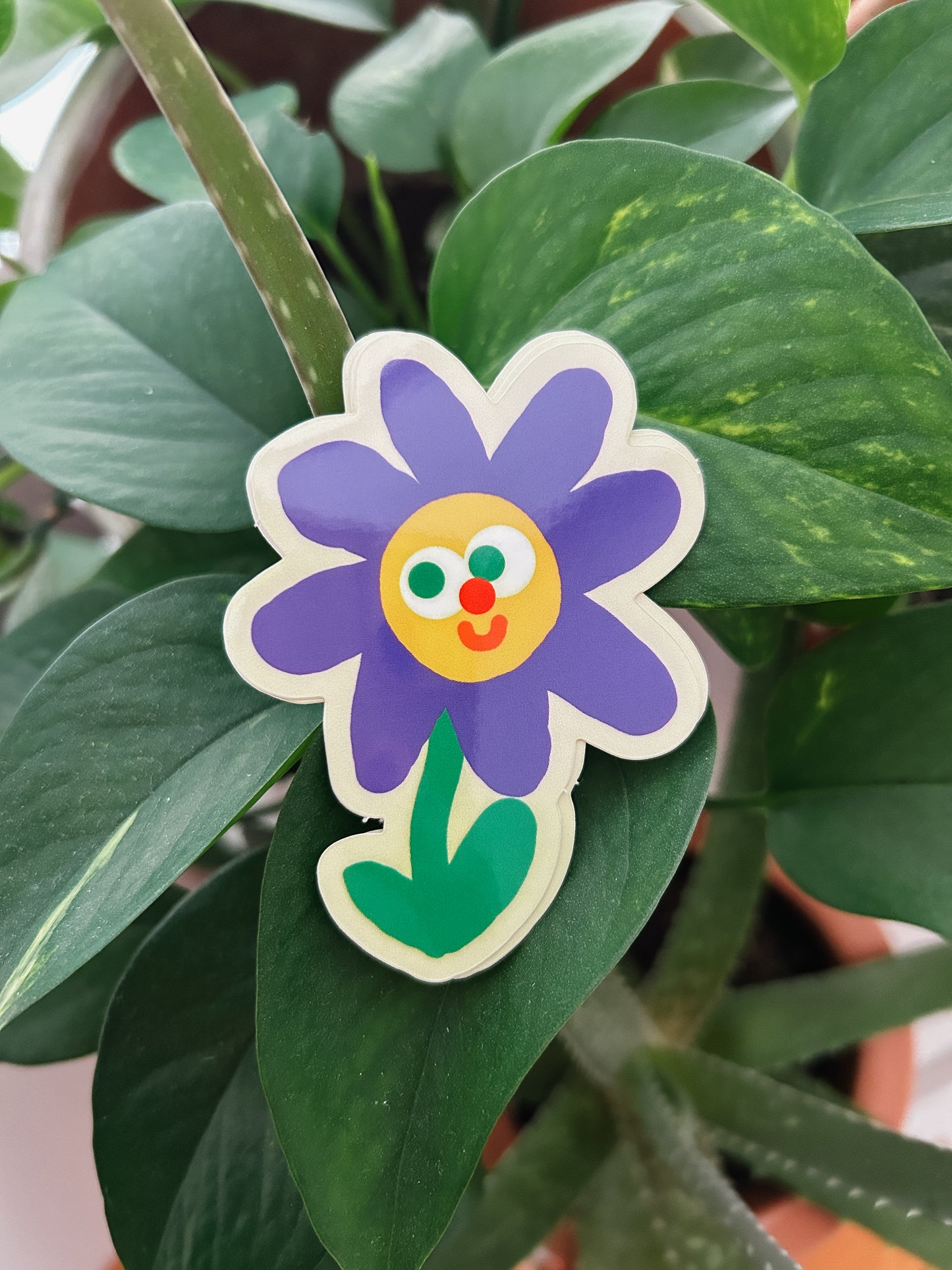 Happy Flower Sticker