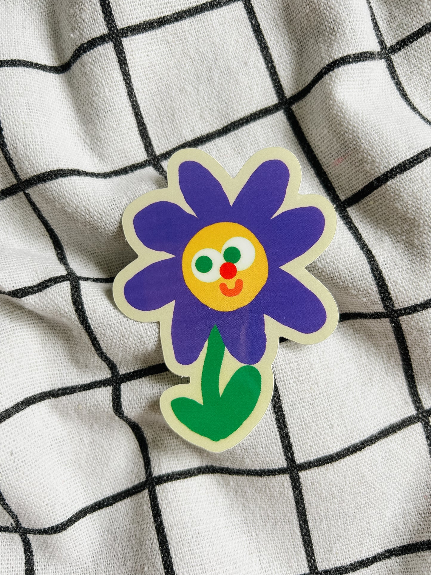 Happy Flower Sticker