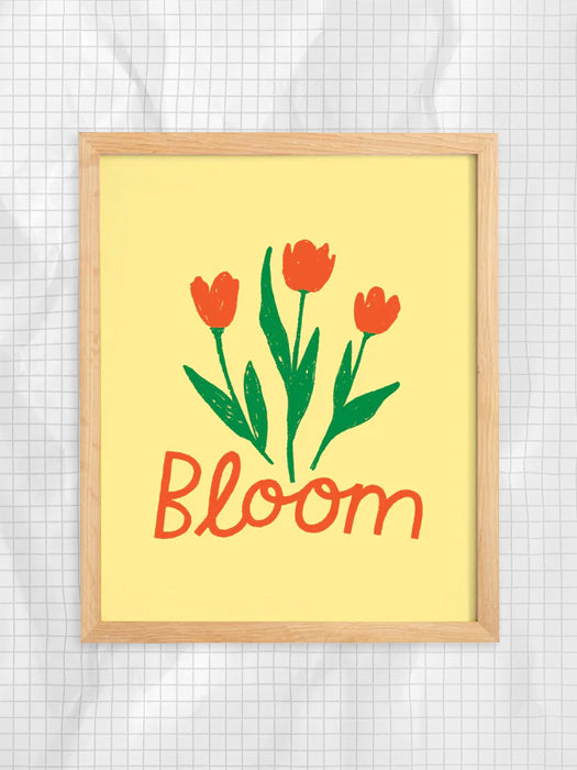 Yellow Bloom 8x10 Art Print