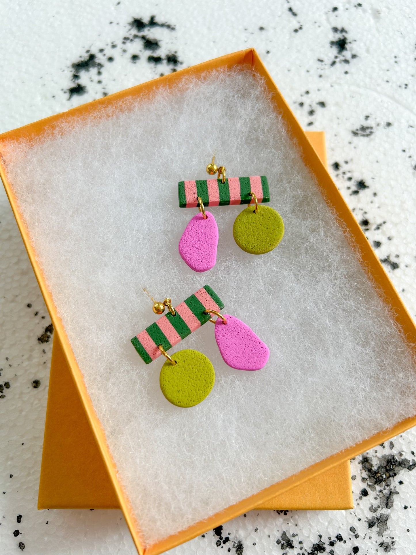 chloe balancing earrings