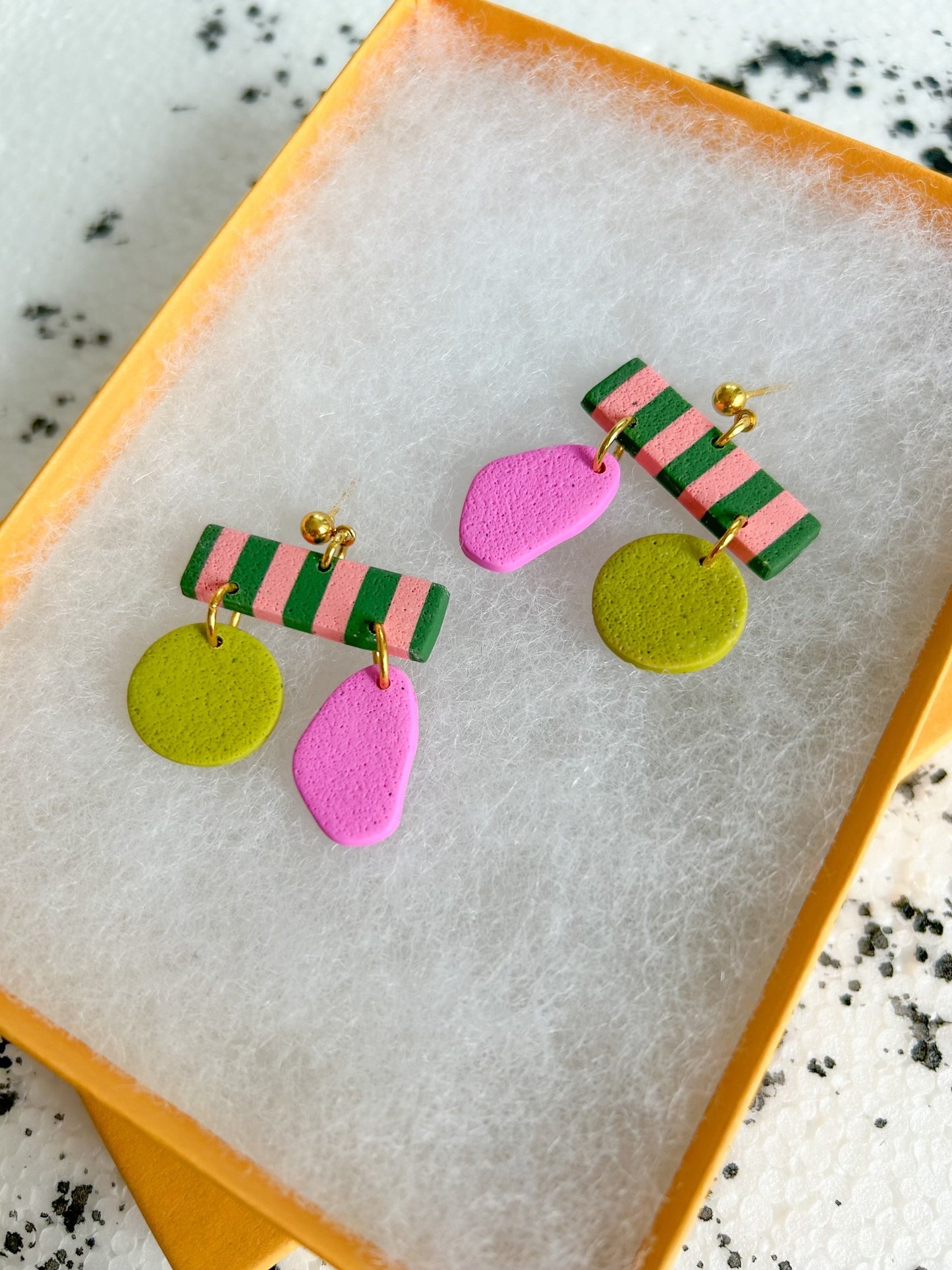 chloe balancing earrings