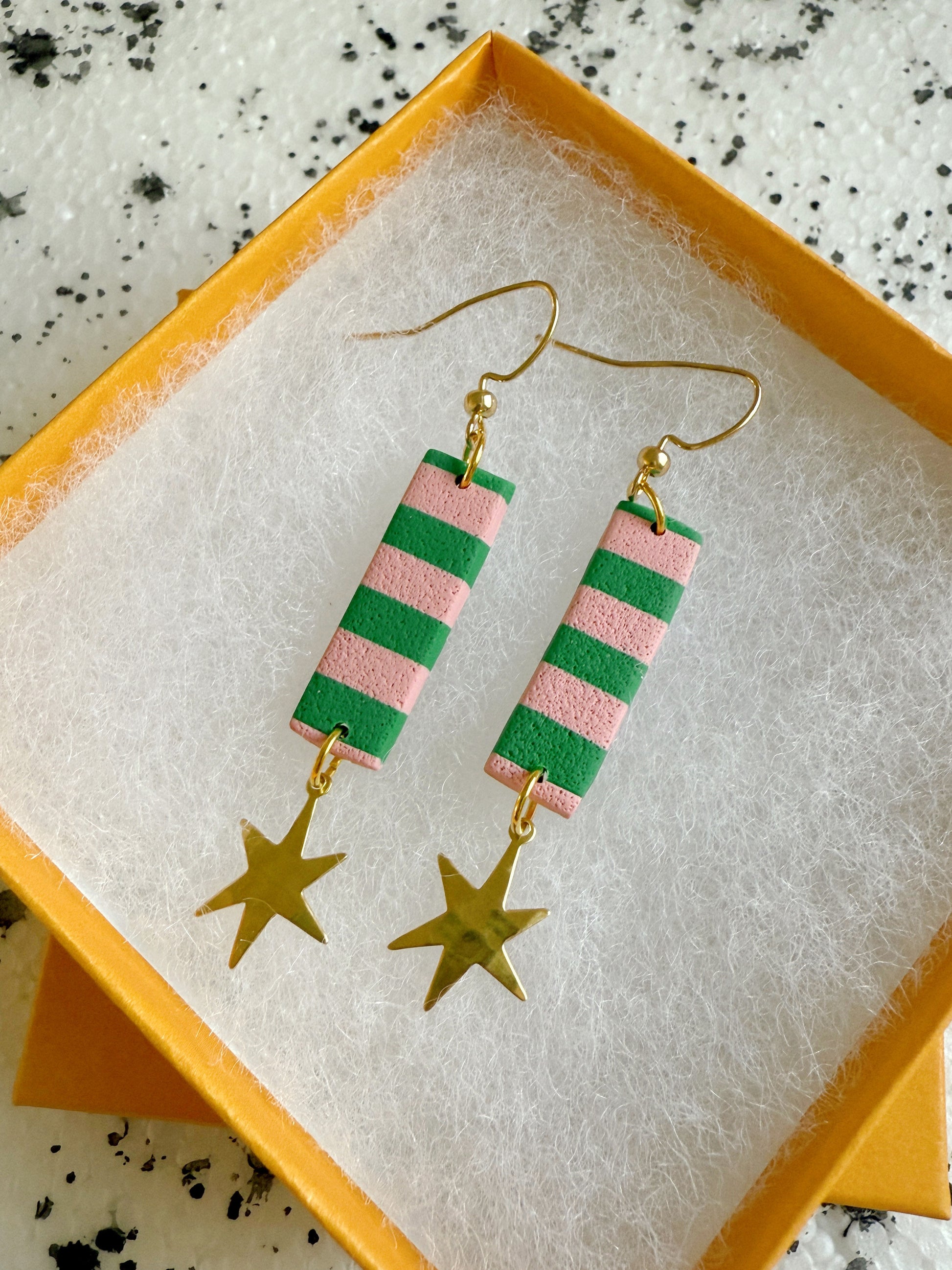 francie star earrings
