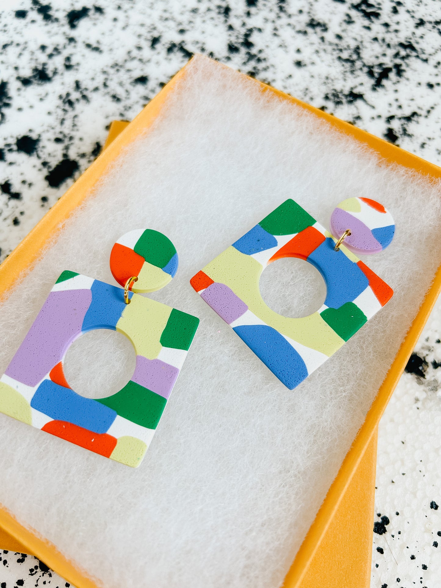 Mattie Square Earrings