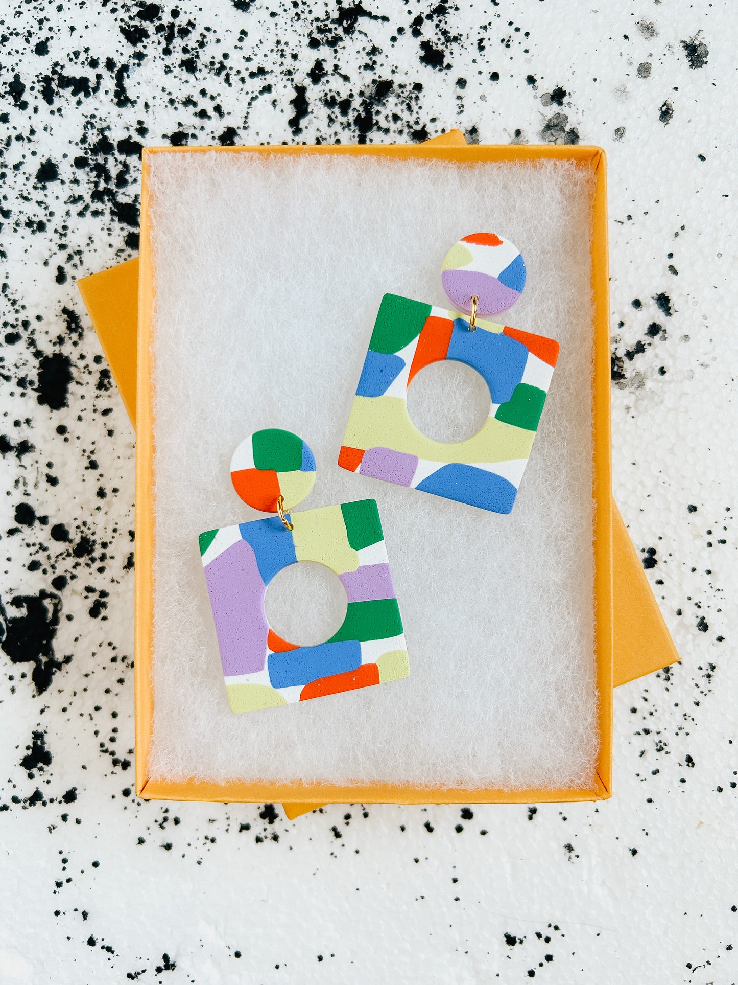 Mattie Square Earrings