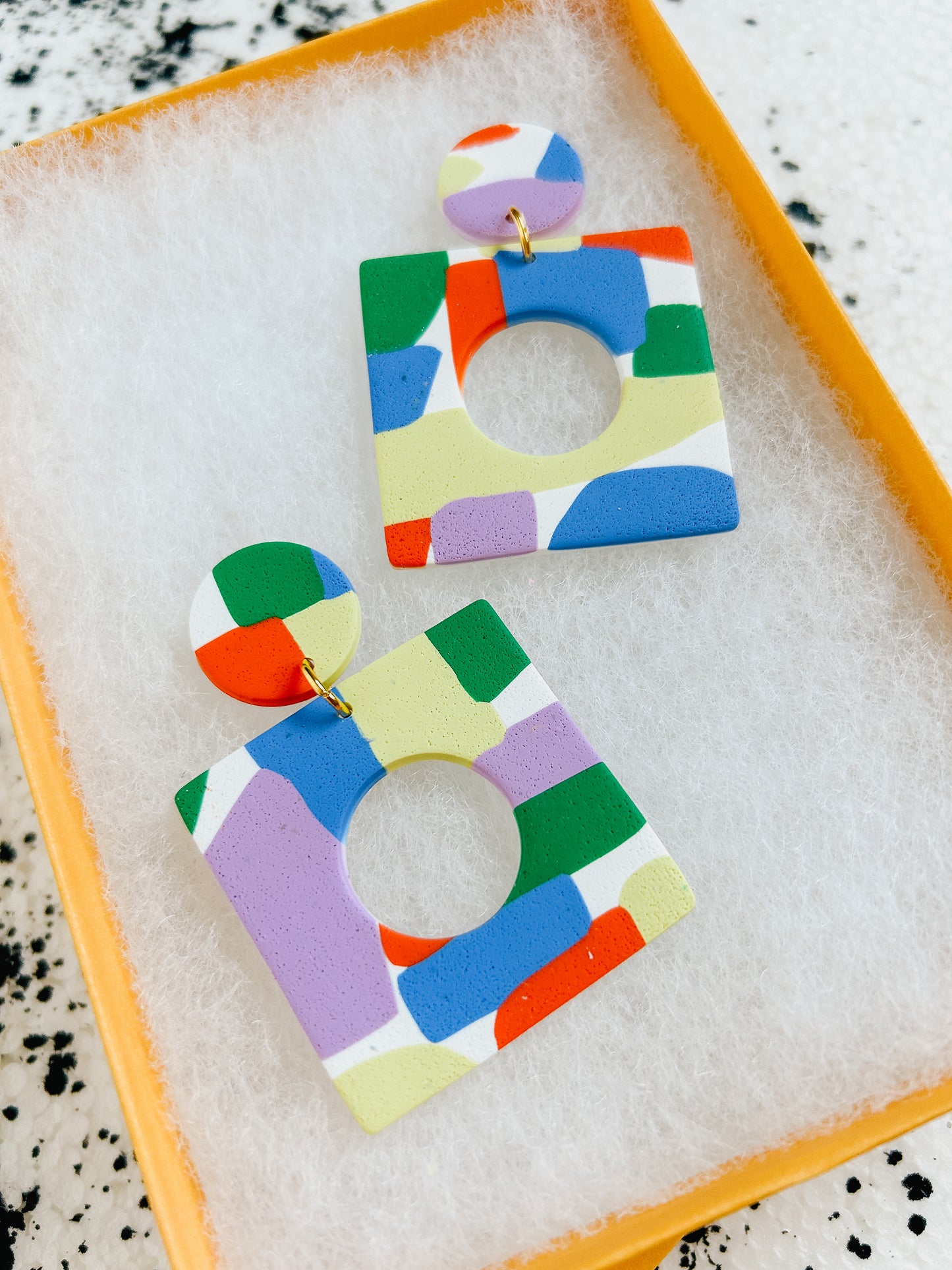 Mattie Square Earrings
