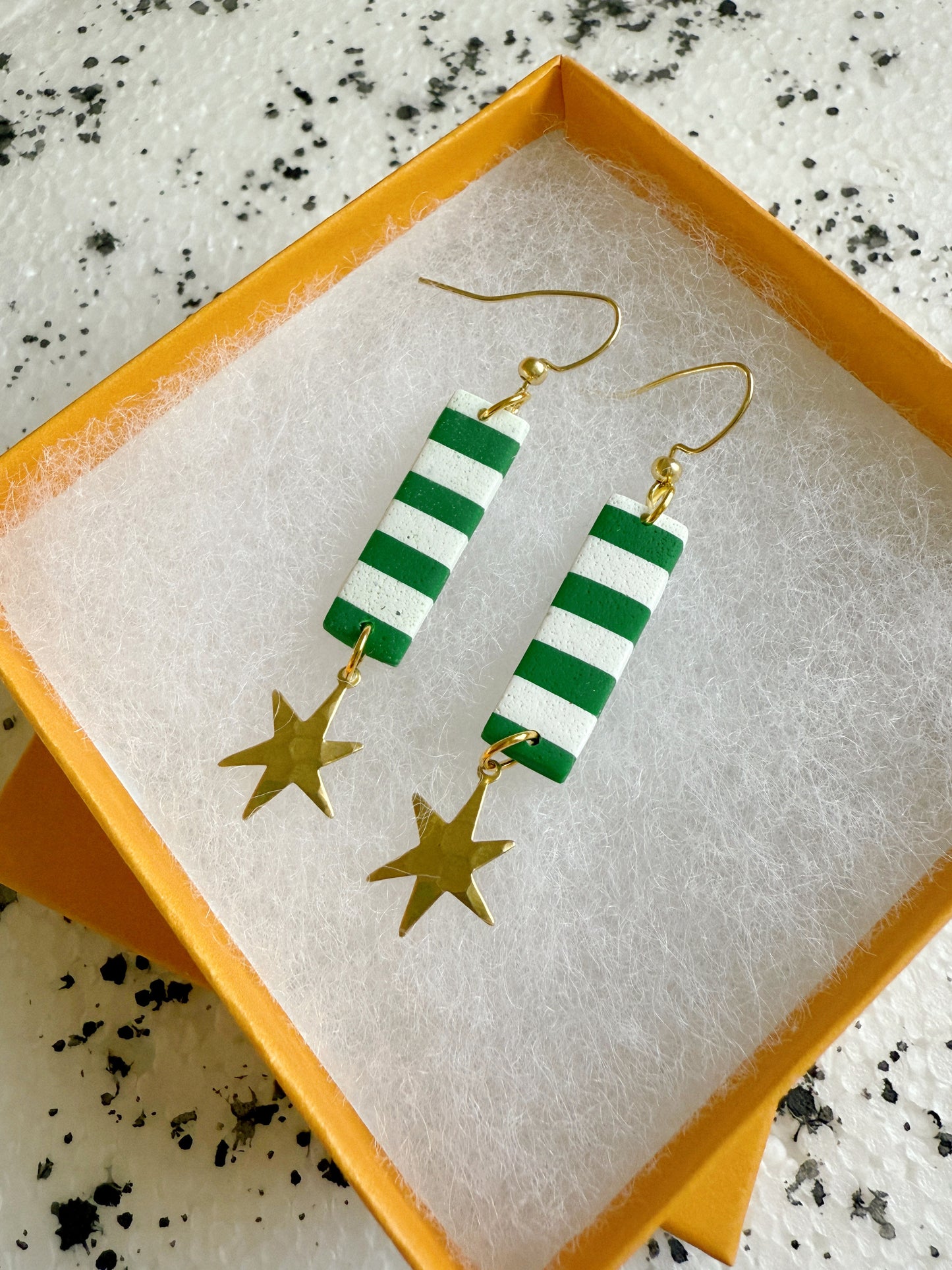 paris star earrings