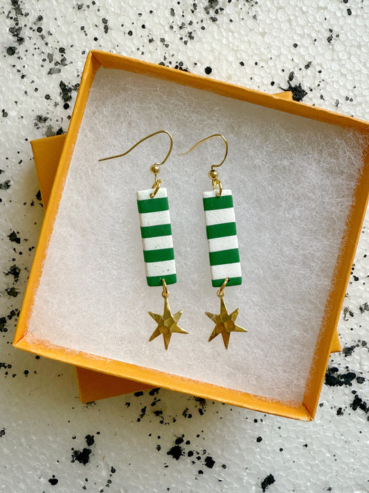 paris star earrings