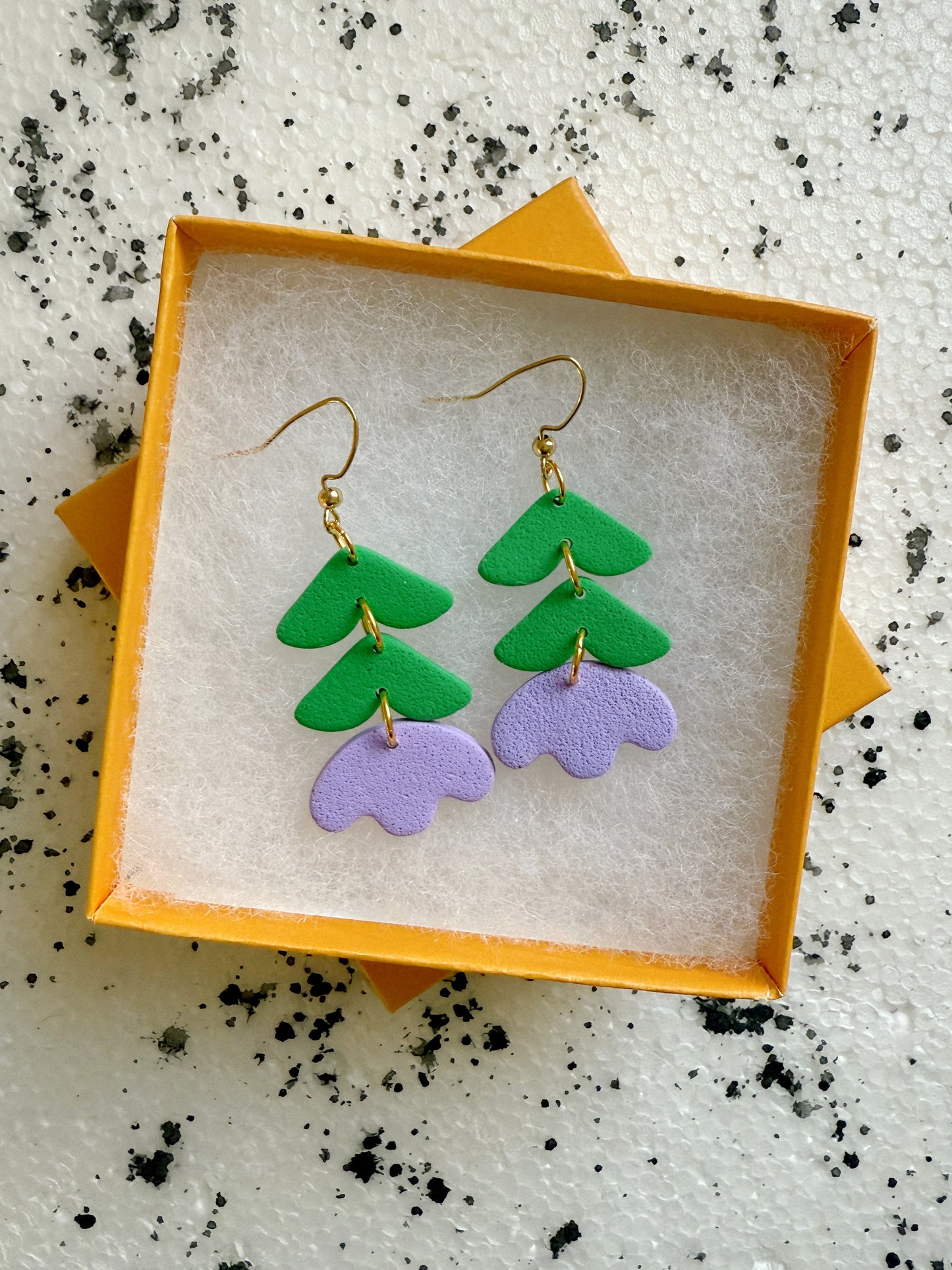 verbena drop earrings