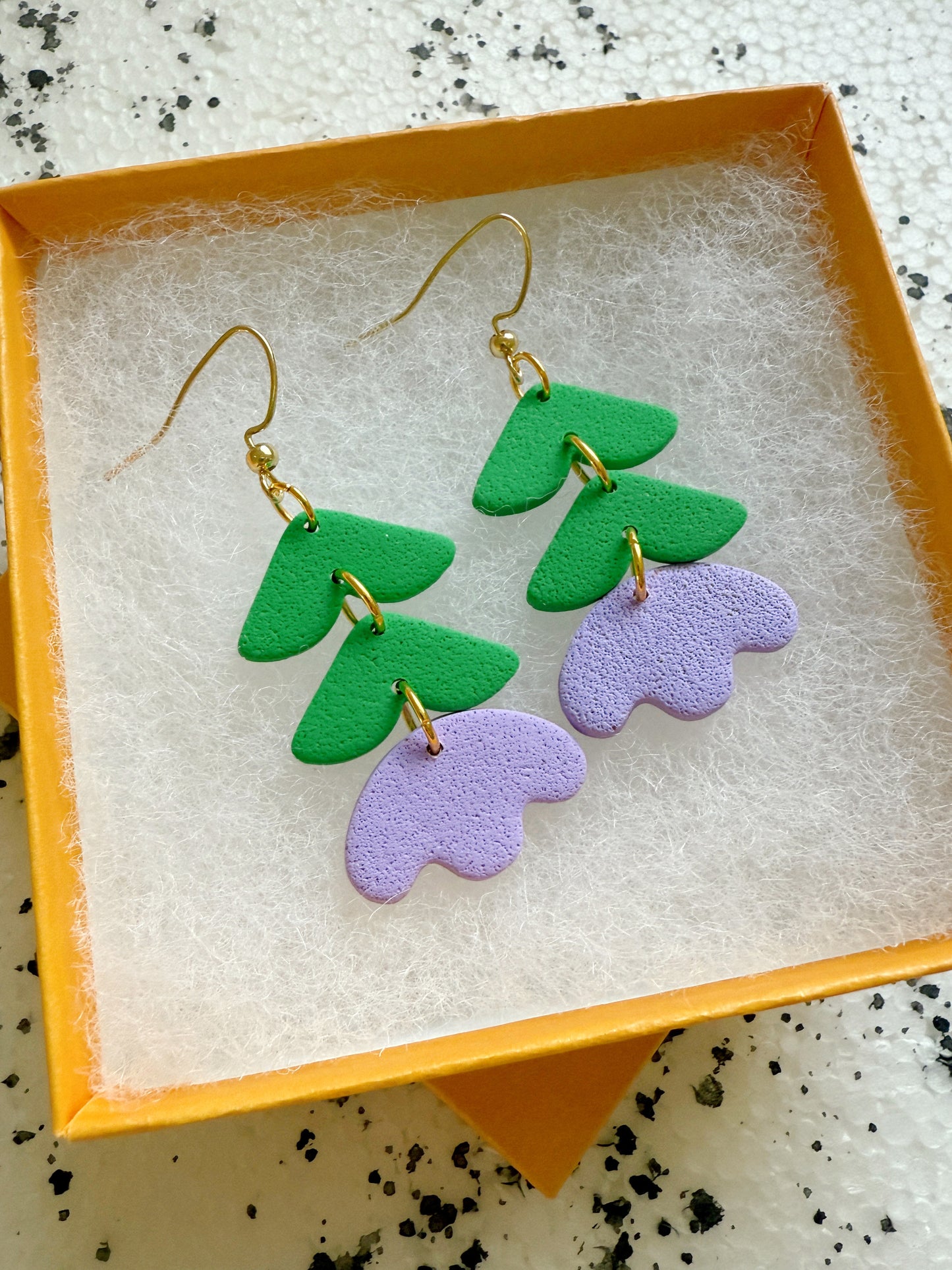 verbena drop earrings