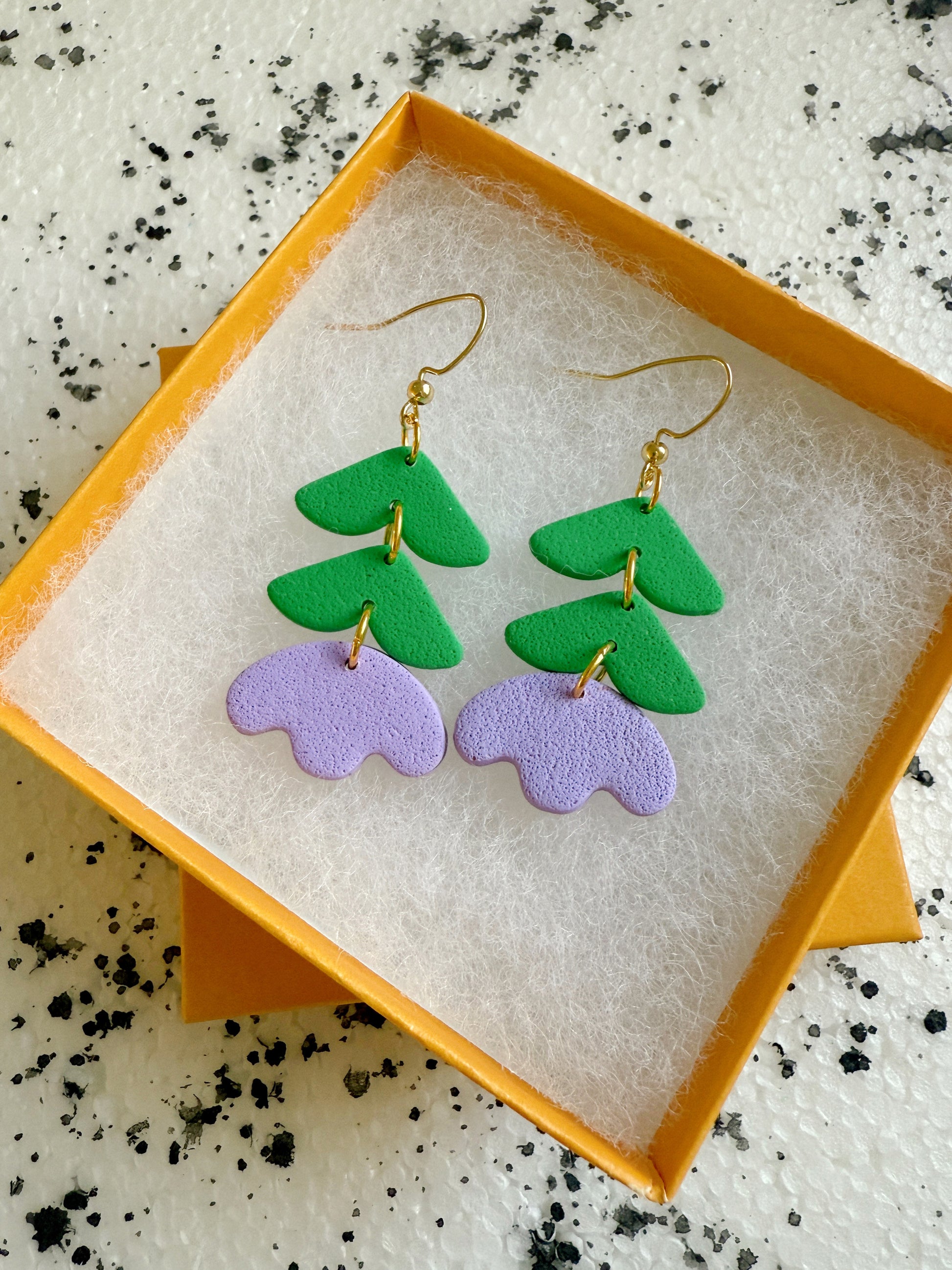 verbena drop earrings