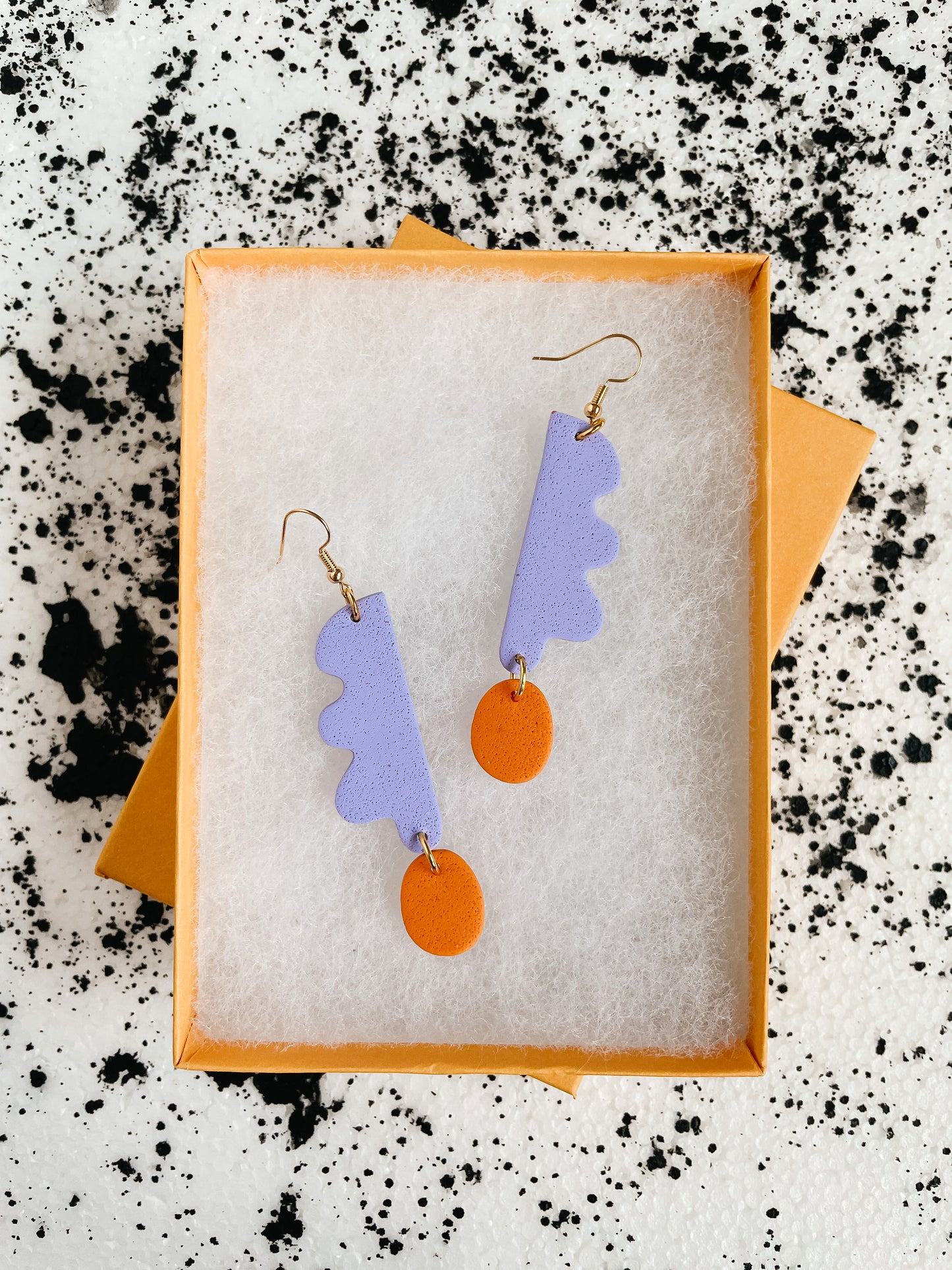 Periwinkle Wavy Days Earrings