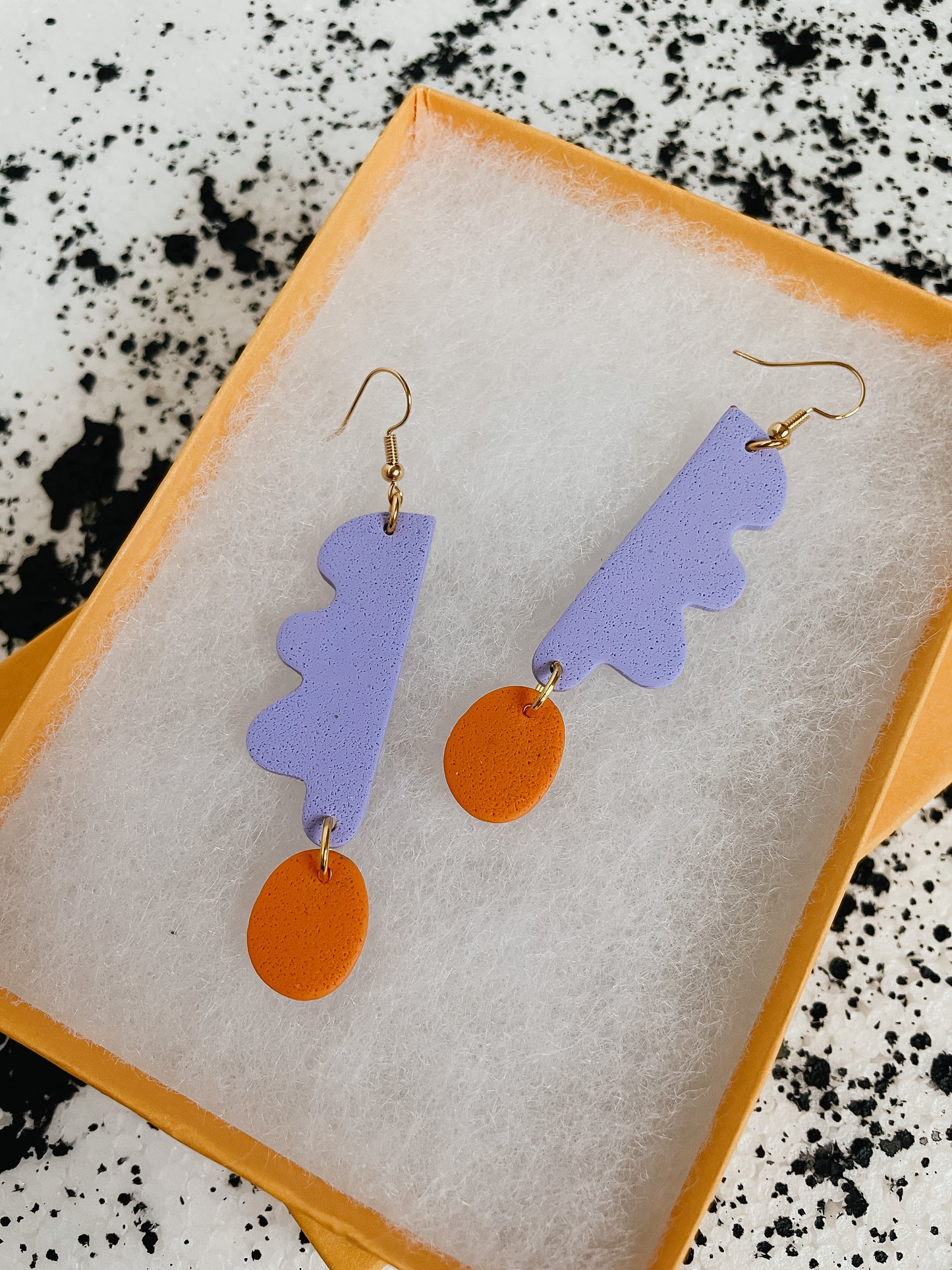 Periwinkle Wavy Days Earrings