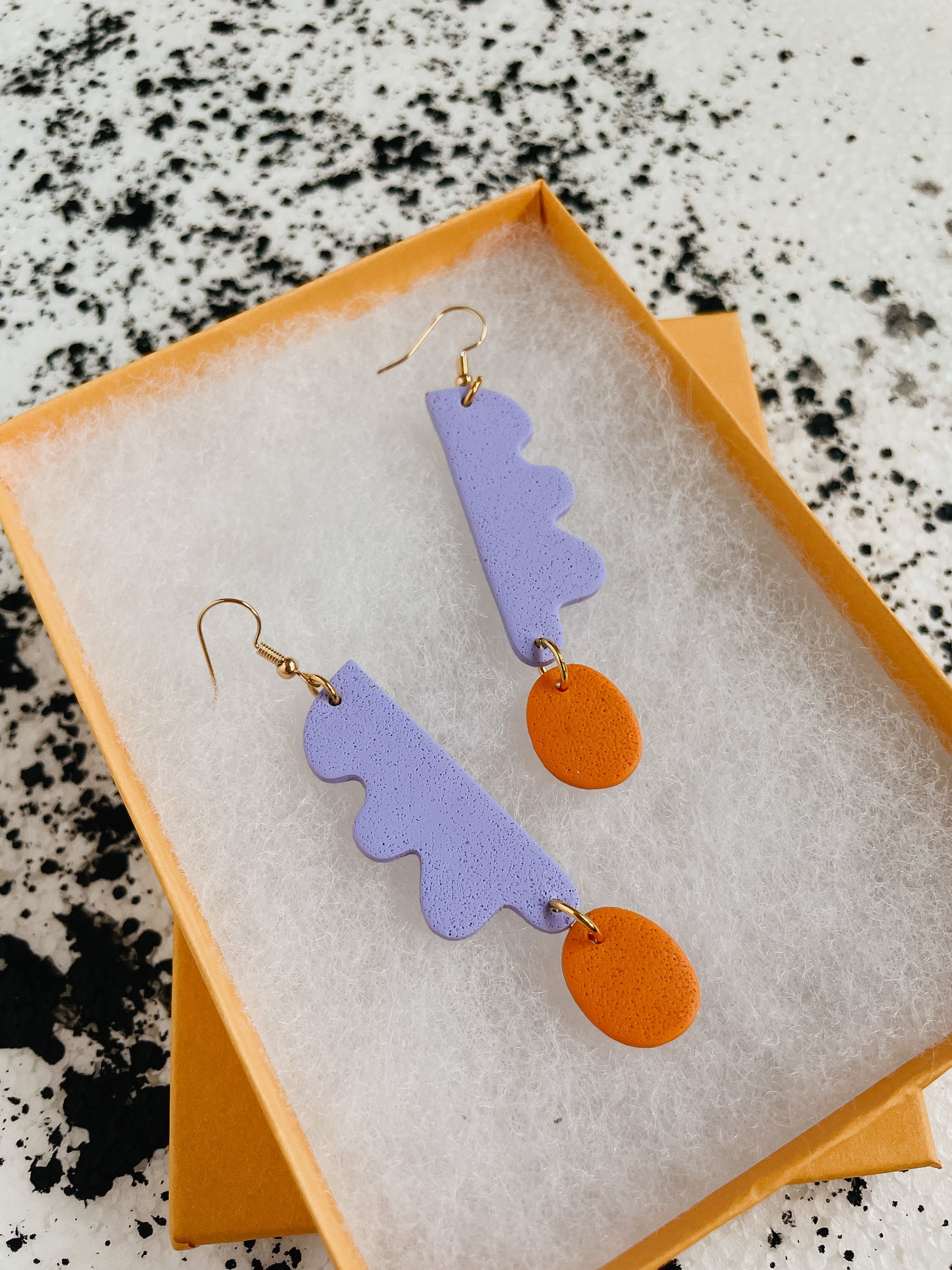 Periwinkle Wavy Days Earrings
