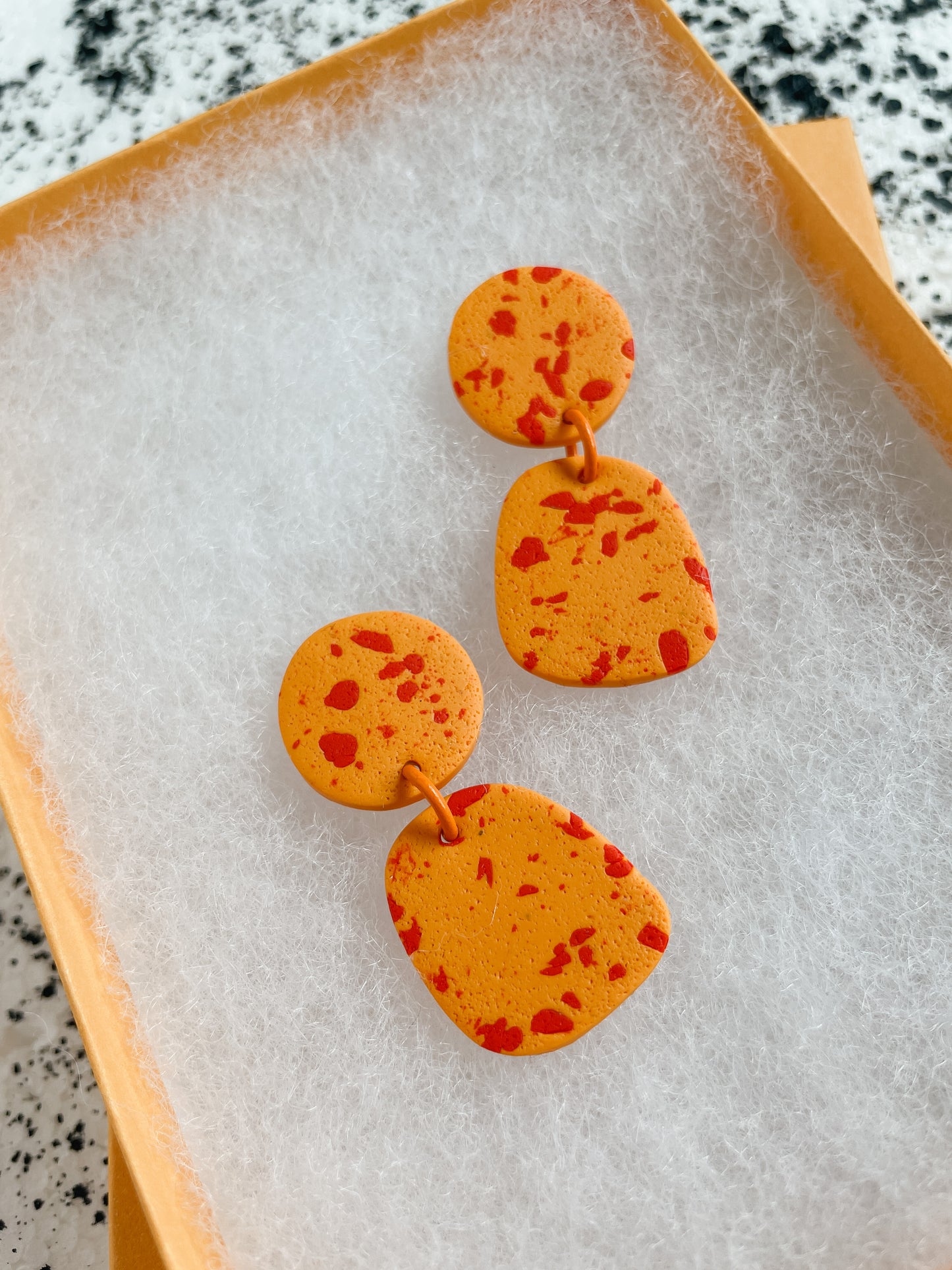 Clementine Speckle Earrings