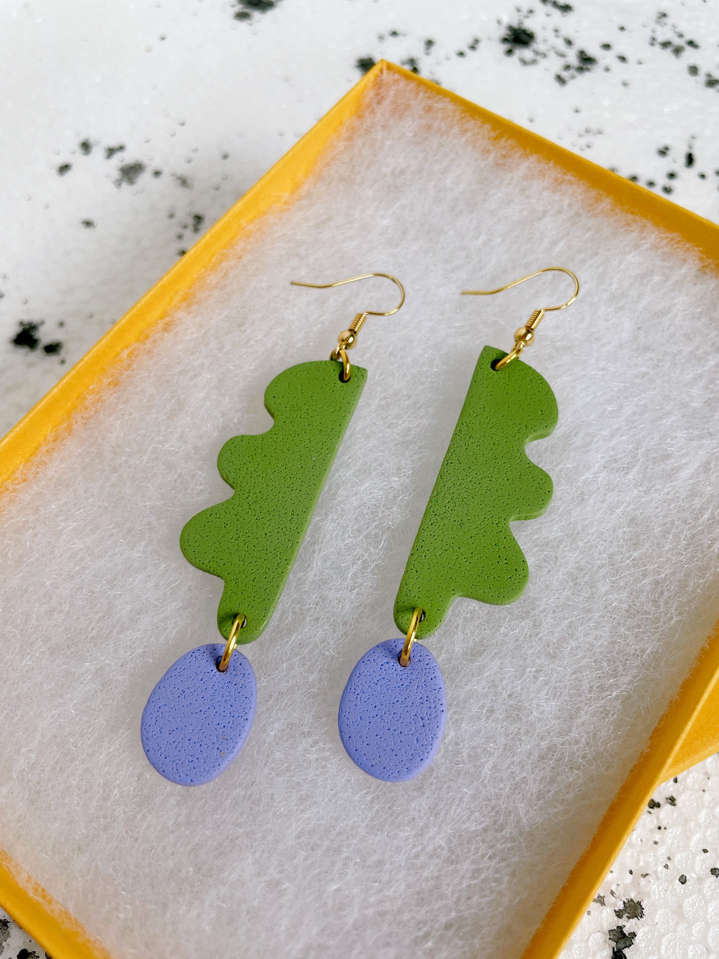 Sage Wavy Days Earrings