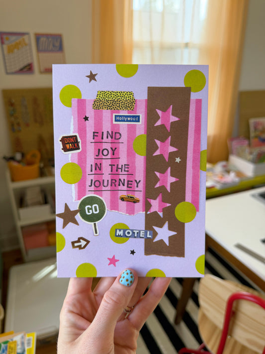 Joy in the Journey Postcard