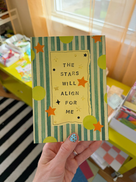 Stars Will Align for Me Postcard