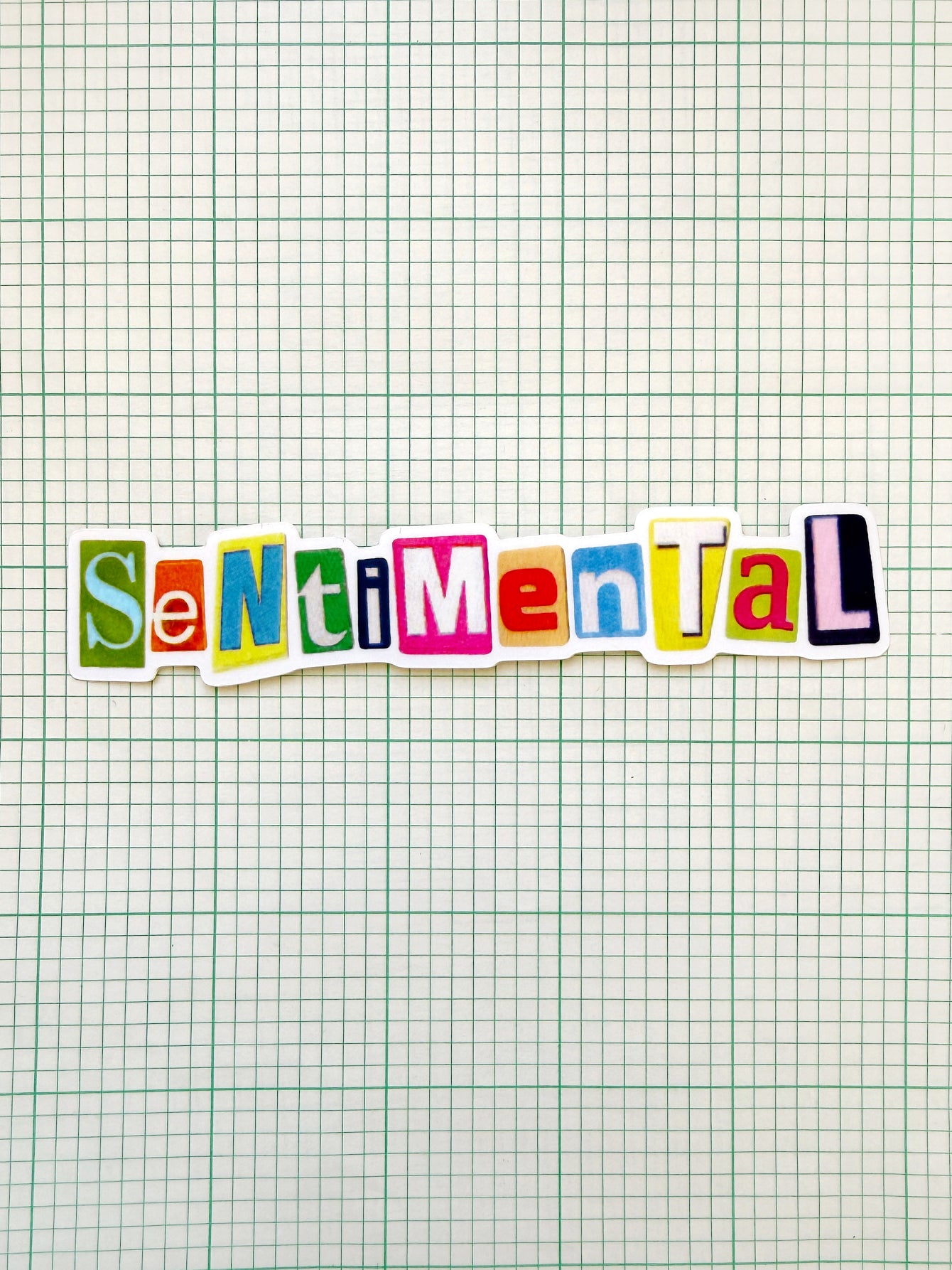 Sentimental Vinyl Sticker