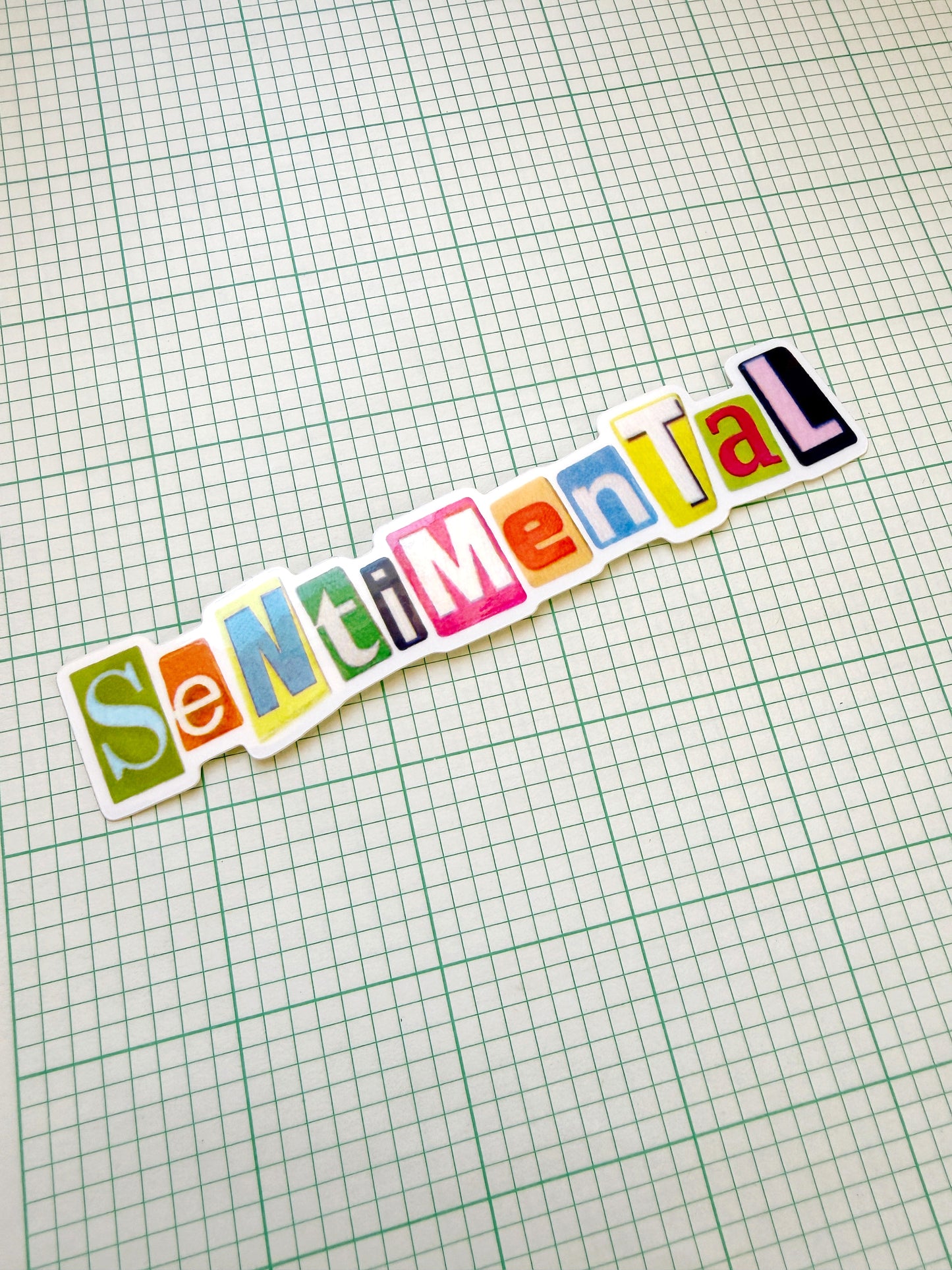 Sentimental Vinyl Sticker