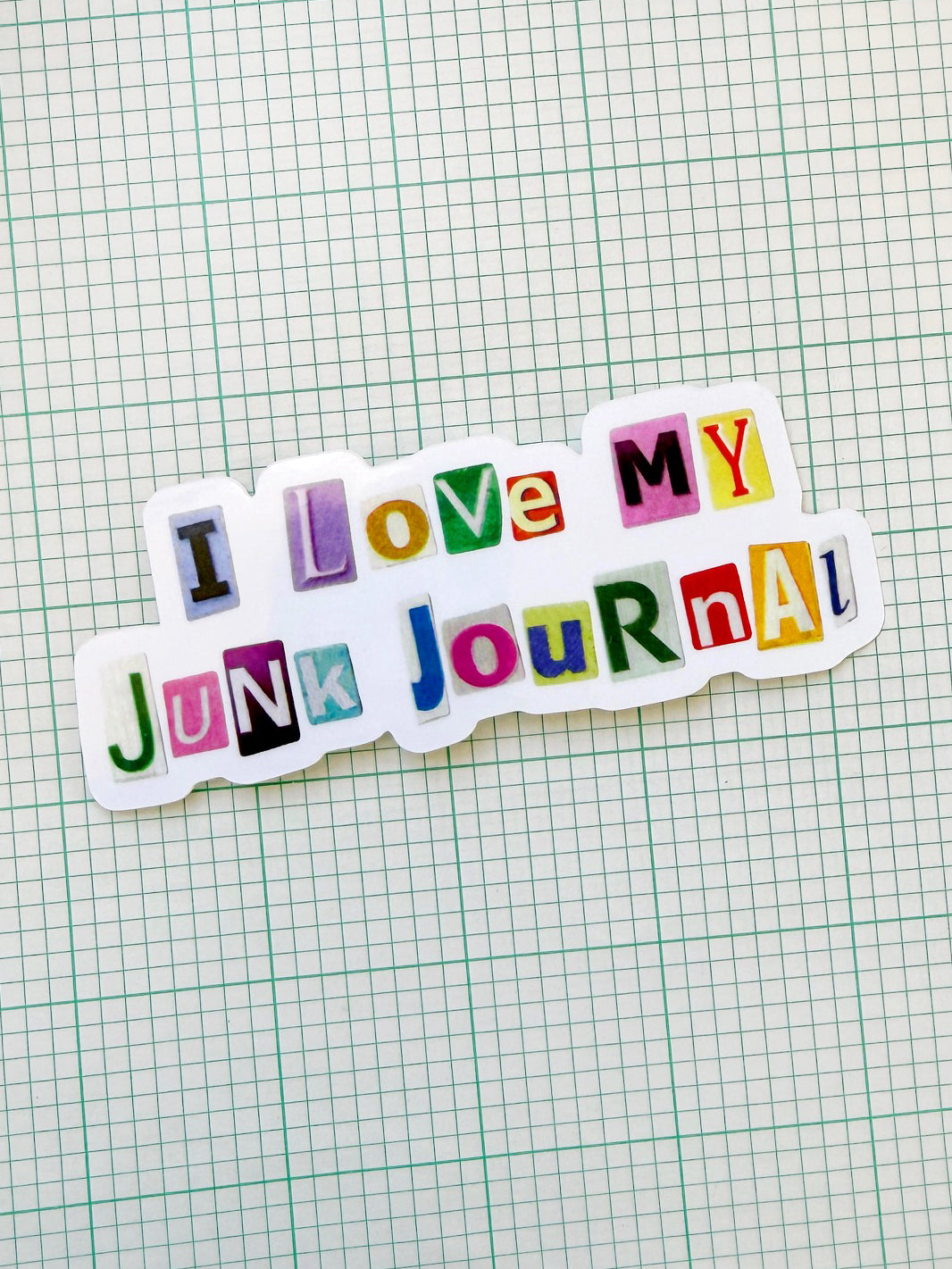 I Love My Junk Journal Vinyl Sticker