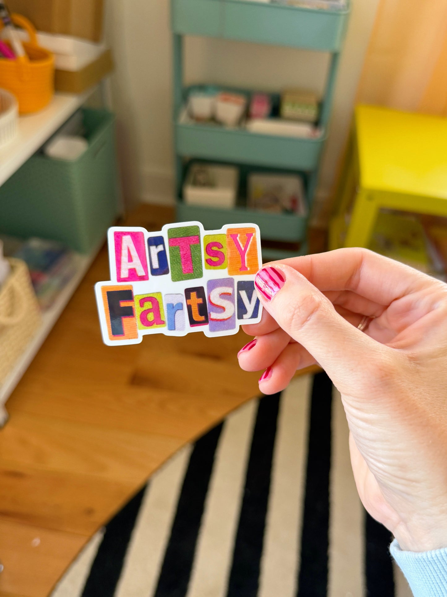 Artsy Fartsy Vinyl Sticker