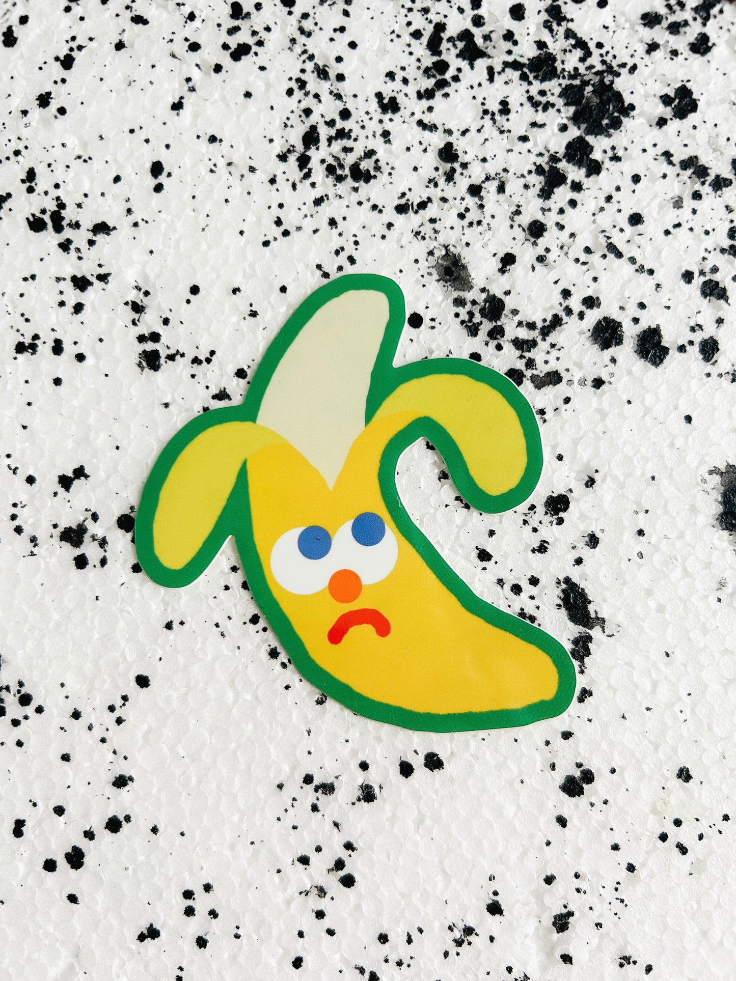Sad Banana Sticker