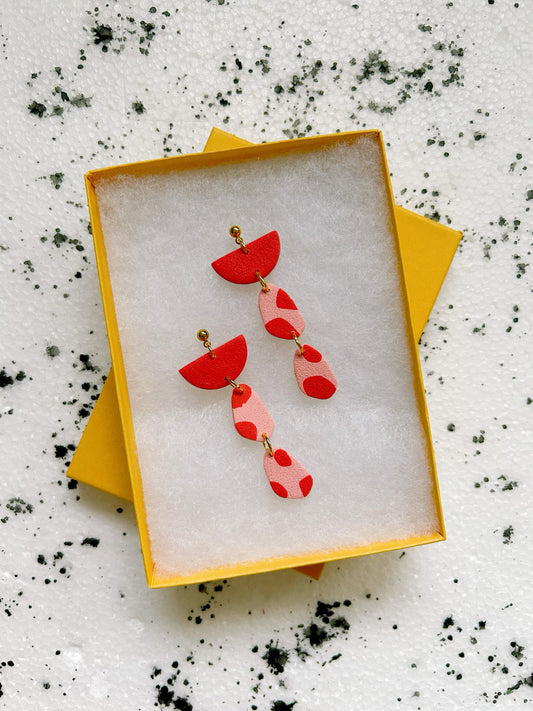 cherry drop earrings