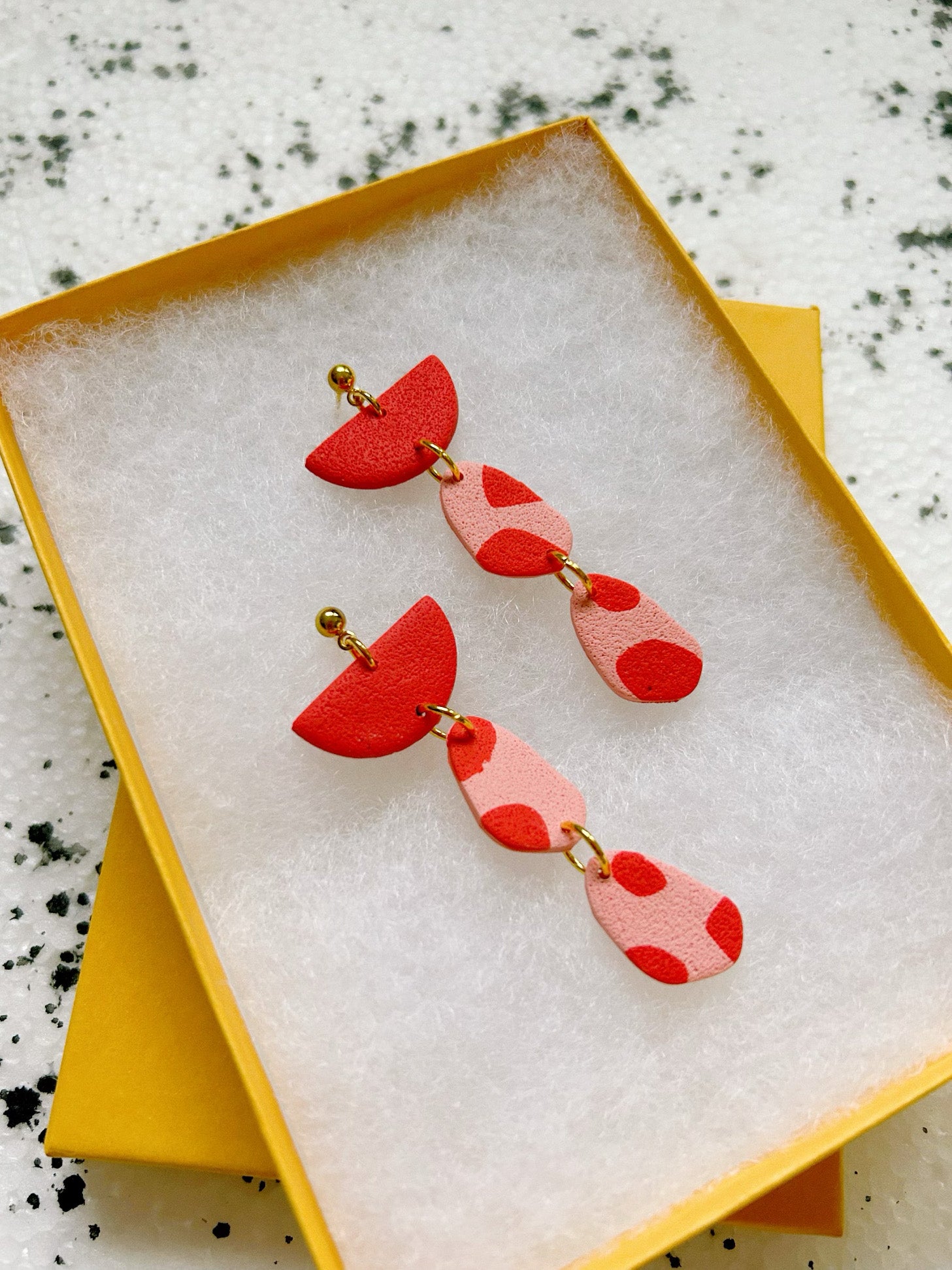 cherry drop earrings