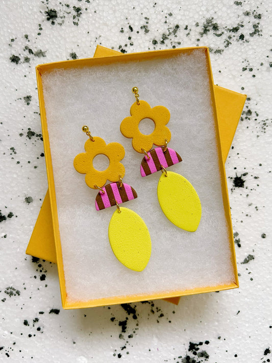 lemon blossom earrings