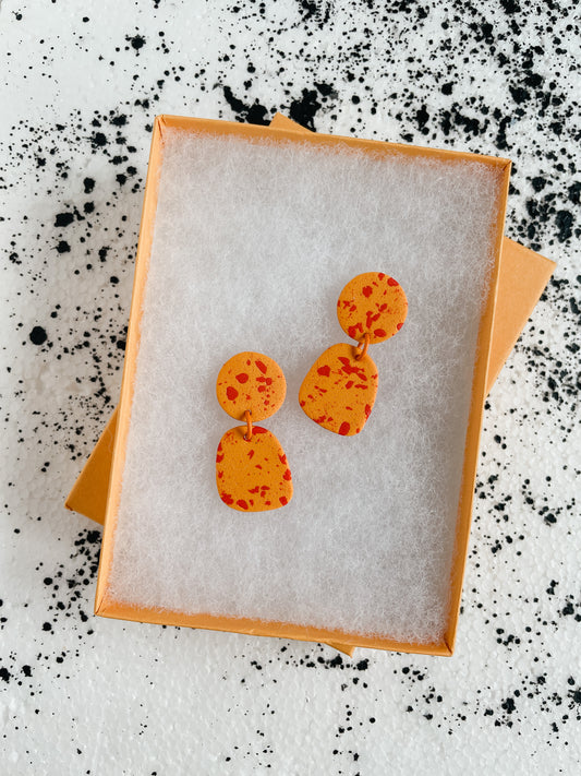 Clementine Speckle Earrings